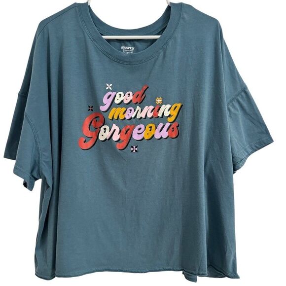 Women's Plus Size 3X 22-24 Graphic Shirt PJ Shirt - Good Morning Gorgeous - - Picture 2 of 7